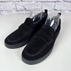 Vionic Black Suede Loafers
